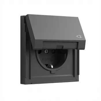 Gira toma de corriente Schuko TX_44 antracita modelo 445467