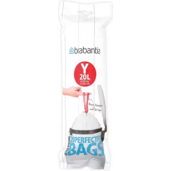 Bolsas de basura Brabantia 116742 20L blanco 20 uds.