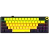 Teclado gaming mecánico LORGAR KBP70MW 65% negro amarillo distribución EN