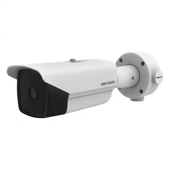 Hikvision DS-2TD2138-7/QY – Cámara térmica / Cámara de vigilancia en red – Bullet – Color – 1280 x 720 (óptico) / 384 x 288 (térmico) – Distancia focal fija – Audio – Composite – LAN 10