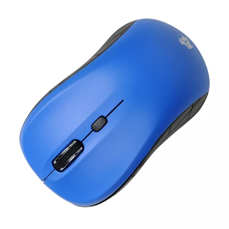 iBOX Rosella i009W IMOF009WBL ratón óptico inalámbrico, 3 botones, 800–1600 DPI, azul