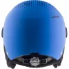 Casco ALPINA ZUPO VISOR QLite — casco de esquí para niños, carcasa rígida, 54–58 cm, visor integrado, Run System Ergo Snow