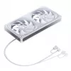 Ventilador Jonsbo ZA-240, PWM, ARGB - 240 mm, blanco