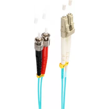 Cable de fibra óptica ShiverPeaks BS77941/3 1 m LC ST aqua