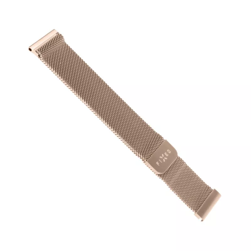 Correa de reloj FIXED Mesh Strap Fixed 18mm acero inoxidable cambio rápido Oro