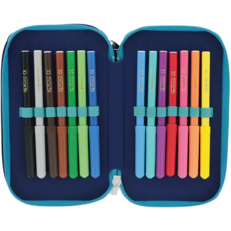 Herlitz TriCase Deep Ocean 31 pzs Azul Poliéster 190x70x115 mm