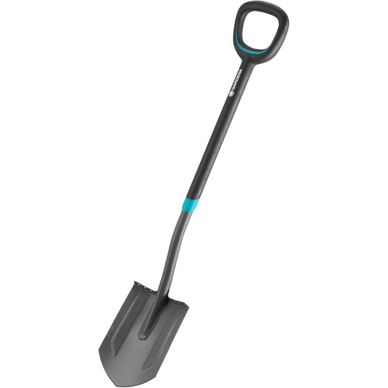 Gardena 17012-20 – Pala de drenaje – acero – negro – en forma de D – monocromo