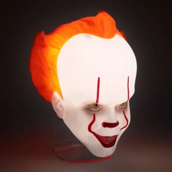 Lámpara de mesa Paladone lámpara máscara PP11207ITV2 Pennywise LED, lámpara temática con forma de máscara