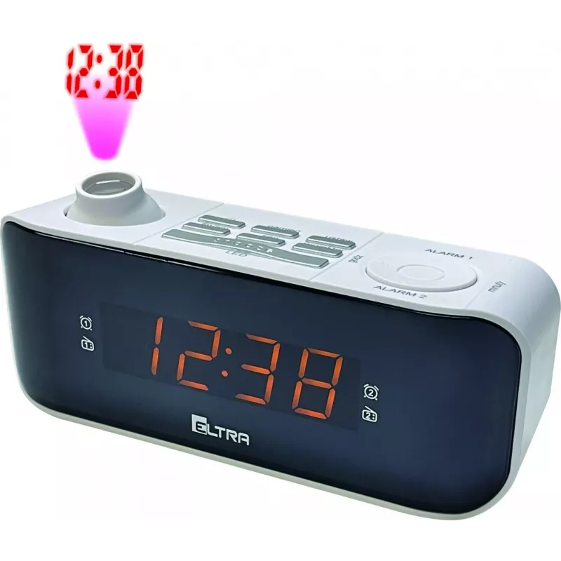 Radio reloj Eltra Kasia (Kate) con proyector, negro