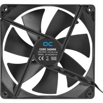 Ventilador de carcasa Alphacool Core 140 mm PWM 2500 rpm Negro