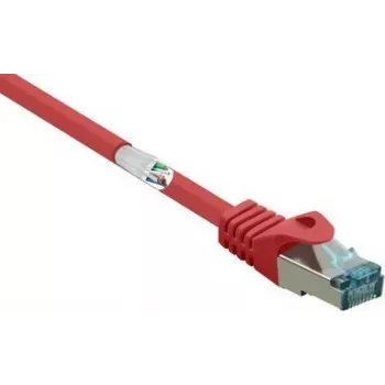 RF-5043954 Cable de red RJ45 Cable de red CAT 6a S/FTP 2,00 m Rojo Ignífugo 1 ud. (RF-5043954)
