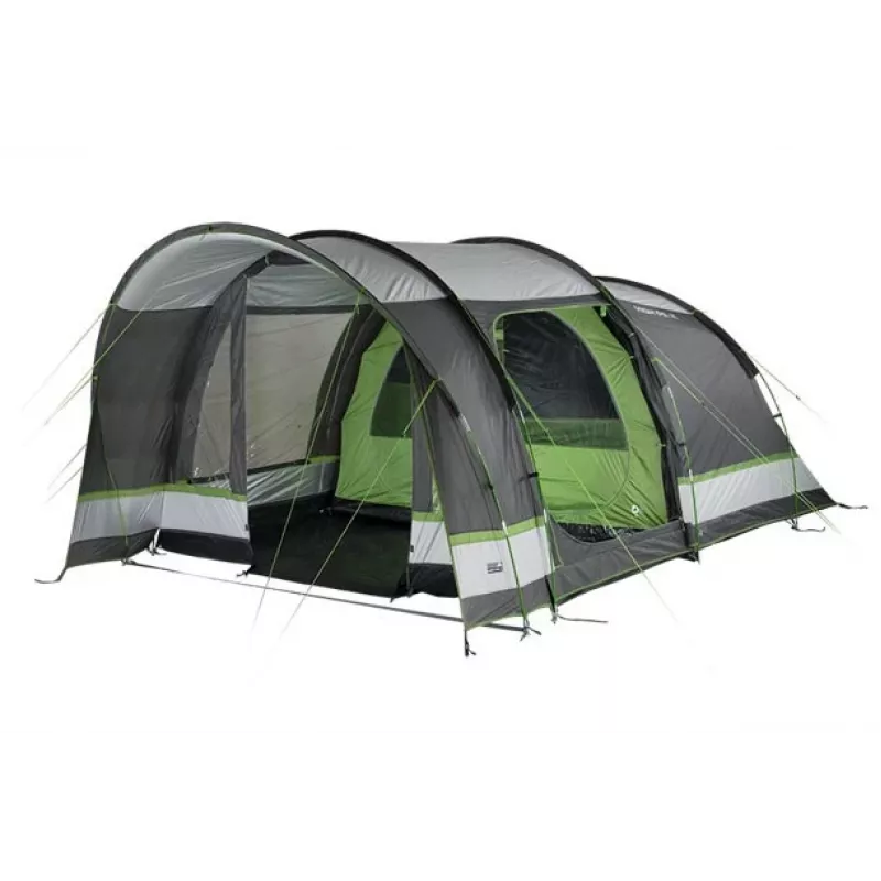 Tienda de campaña tipo cúpula High Peak Brixen 5.0 5 personas negra, verde, gris