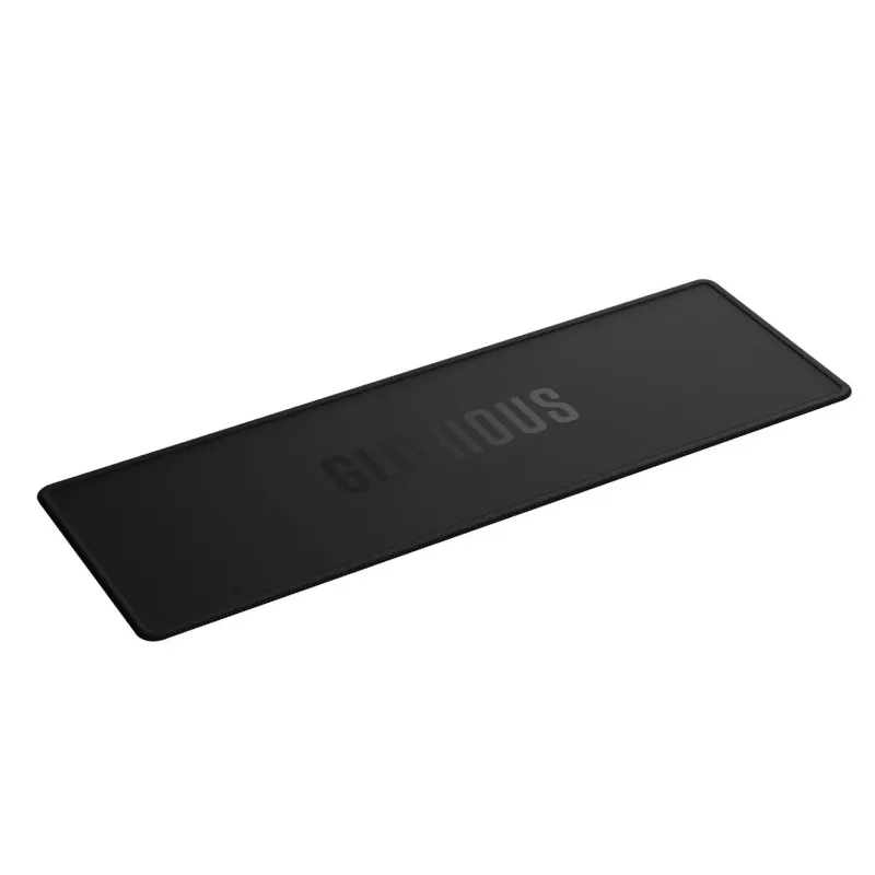 Alfombrilla para teclado GLORIOUS GLO-KB-ACC-KBM-STC-100-BLK — 100 % negra, alfombrilla protectora de tamaño escritorio