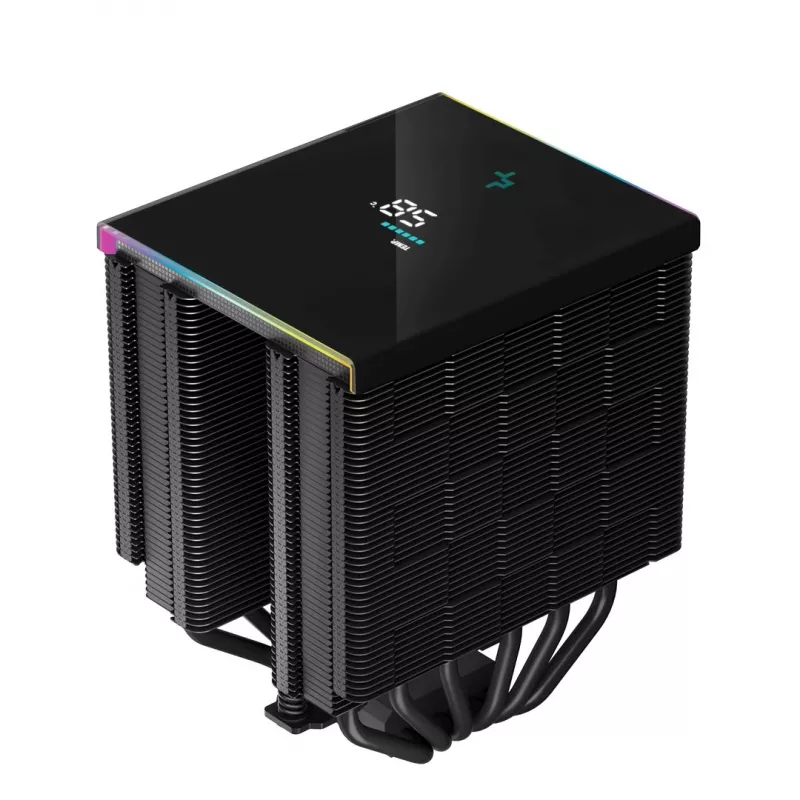 Disipador de aire para procesador DeepCool AK620 DIGITAL 12 cm Negro 1 unidad