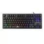 Teclado con cable Baracuda Krill negro KRILL-B — diseño compacto, distribución US