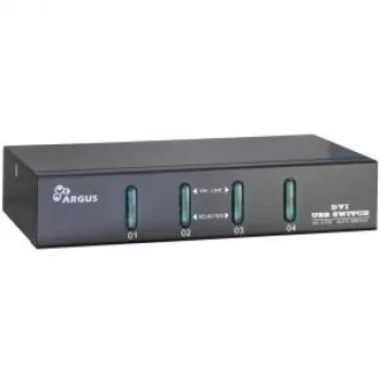 Inter-Tech Argus KVM-AS-41DA - Conmutador KVM/Audio - 4 x KVM/Audio - Sobremesa (88887201)