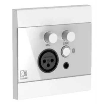 AUDAC WP225/W Convertidor de audio Acero, Blanco