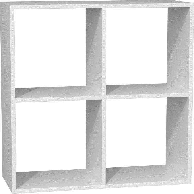 Estantería para salón Topeshop MALAX 2X2 BIEL