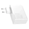 Cargador de viaje Baseus GaN2 Pro Quick 2x USB + 2x USB-C, 100W, EU (Blanco)