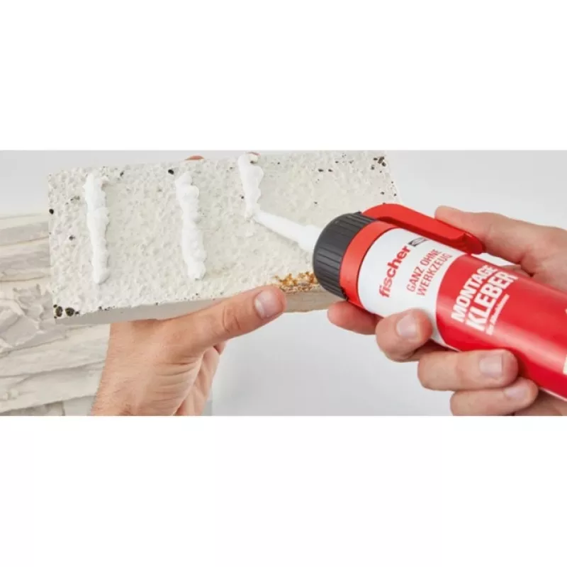 GOW Adhesivo de montaje, cartucho 200ml (blanco)