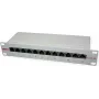 ROTRONIC-SECOMP Roline - Panel de parcheo - CAT 6a - RJ-45 X 12 - Gris - 1U - 25,4 cm (10