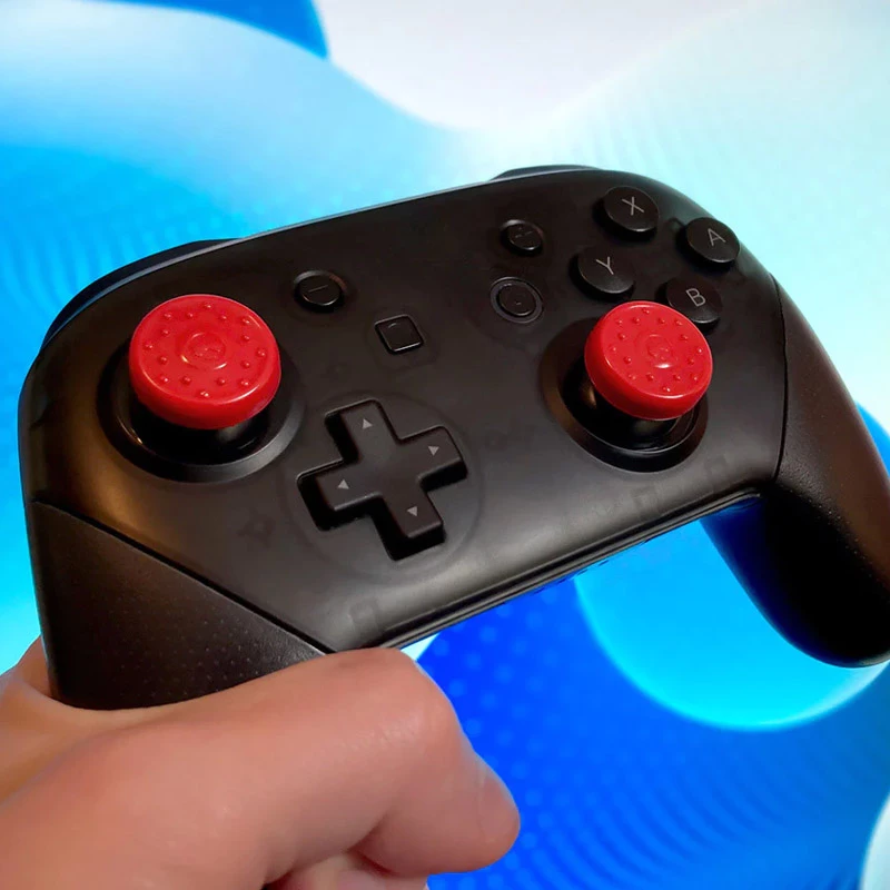 Tapa thumb grip Steelseries 1020-NP Rubber negro rojo blanco
