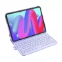 Inateck BK2007 Teclado para iPad con panel táctil, QWERTZ, morado