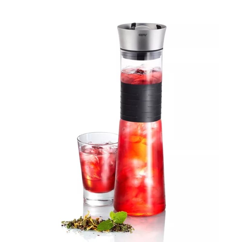 Decantador de vino GEFU CASCADA 1 L plástico, acero inoxidable