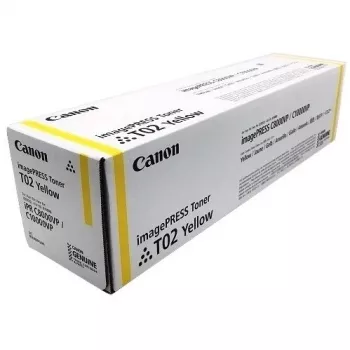 Canon T02 cartucho de tóner 1 ud. original amarillo