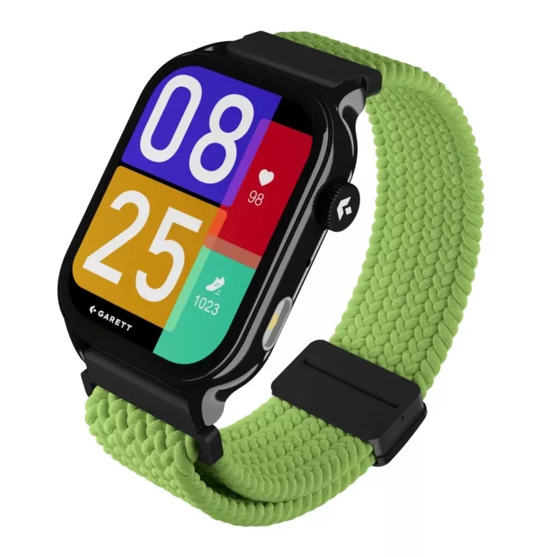 Smartwatch Garett Activity 3 negro — funciones básicas de fitness y notificaciones