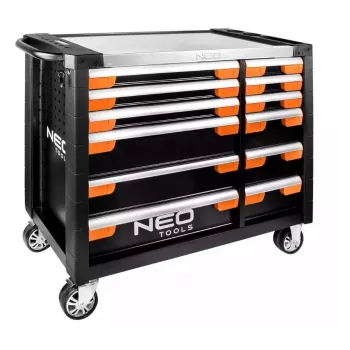 Armario de taller NEO tools PRO 12 cajones 84-225, robusto almacenamiento de acero para herramientas