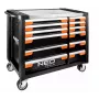 Armario de taller NEO tools PRO 12 cajones 84-225, robusto almacenamiento de acero para herramientas