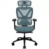 Silla de oficina ergonómica ThunderX3 XTC - negra/azul