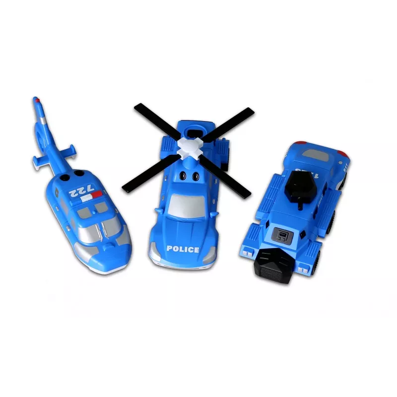 Set de vehículos Popular Playthings Mix or Match Vehicles Police