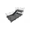 C&C Modular Cage C&C 4x2 con Loft 2x1 y rampa gris – jaula modular c&c para pequeños animales para cobayas, 145×75×75 cm, 10 kg
