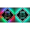 Letrero LED neón MANTA MASNL132RGB Style Neon Lights GAMER ZONE, decoración de pared con iluminación RGB