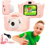 Extralink H28 SINGLE PINK – Cámara digital infantil en rosa/blanco, para niños a partir de 3 años