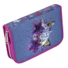 Hama Crazy Cat 00139125 Estuche lleno, azul/rosa