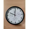 NeXtime Reloj 2635zw Estación meteorológica, Ø34 cm, pared, negro