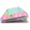 Crystal Shark, Teclado gaming Blanco, Distribución DE, KTT