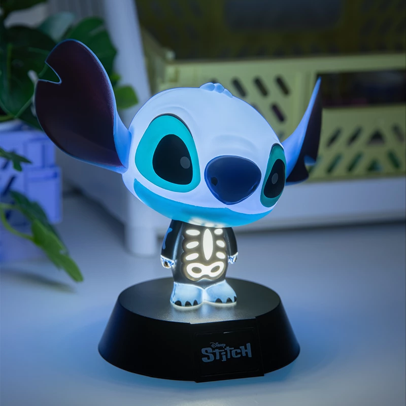 Lámpara de mesa Paladone Stitch Skeleton Icon Light — luz de noche de figura