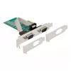 DeLOCK 89555 tarjeta adaptadora PCIe serie - 2 x RS-232