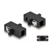 Acoplador de fibra óptica DeLOCK conector hembra MTRJ a conector hembra MTRJ negro
