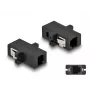Acoplador de fibra óptica DeLOCK conector hembra MTRJ a conector hembra MTRJ negro