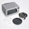 Microondas combinado SEVERIN MW 7918, de sobremesa, 25 l, 900 W, indicador LED, plateado