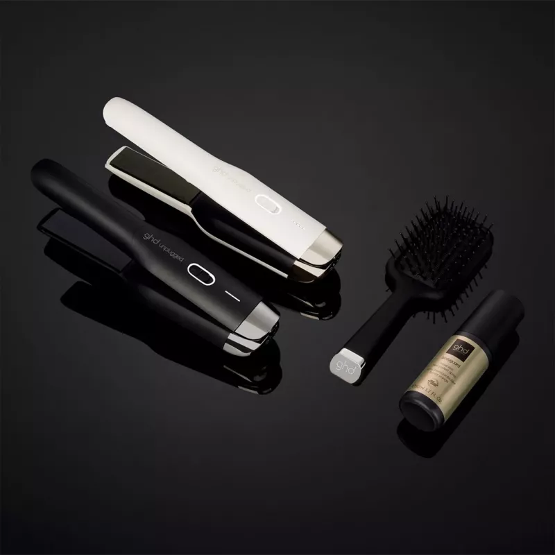 ghd Mini Paddle Brush Cepillo para el pelo, Negro