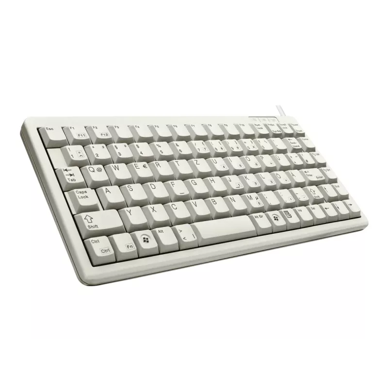 Cherry G84-4100 teclado compacto, gris claro, USB/PS/2