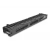 Panel de gestión de cables DeLOCK 19 pulgadas 3 aberturas 1U negro