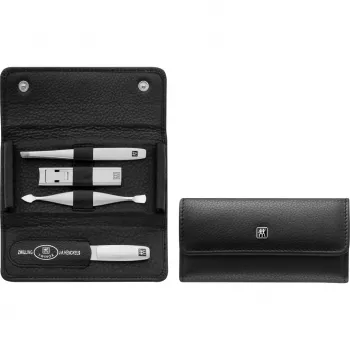 Set de regalo de manicura y pedicura ZWILLING 97712-004-0 negro acero inoxidable 4 accesorios
