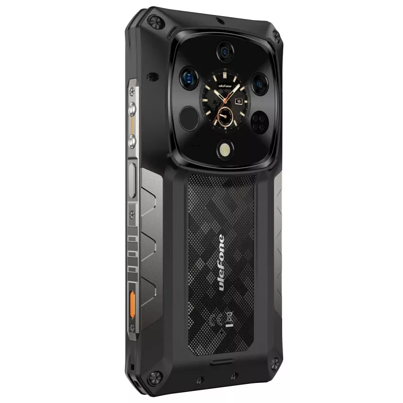 Smartphone resistente UleFone Armor 28 Ultra Thermal 5G — 16 GB RAM, 1 TB almacenamiento, negro